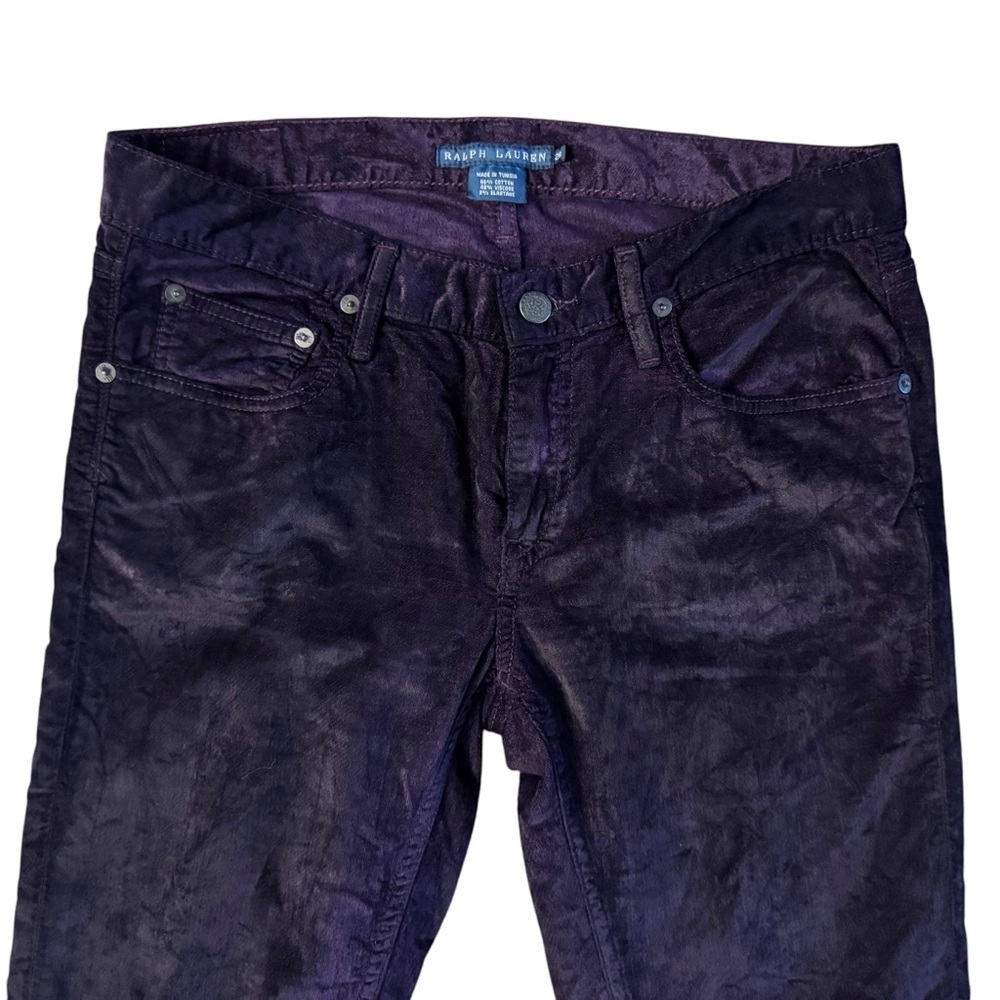 Ralph Lauren Purple Straight Leg Pants